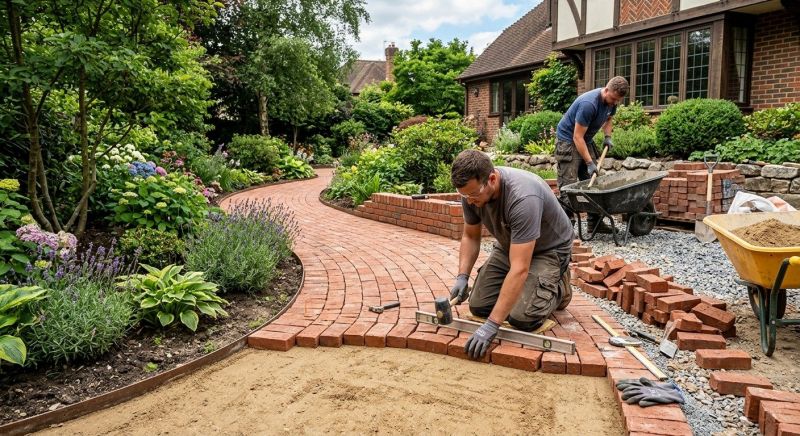 Brick Hardscape Installation in Nashua, NH
