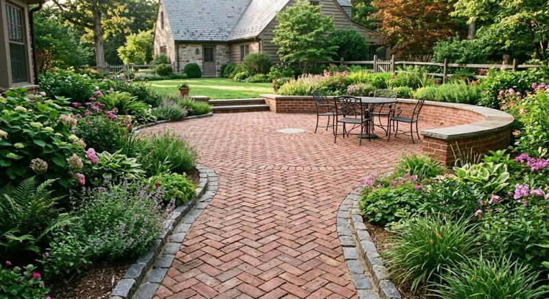 Brick Hardscaping Installation in Boston, MA