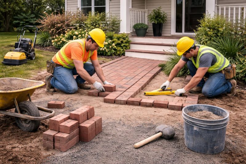 Brick Paving Installation in Boston, MA