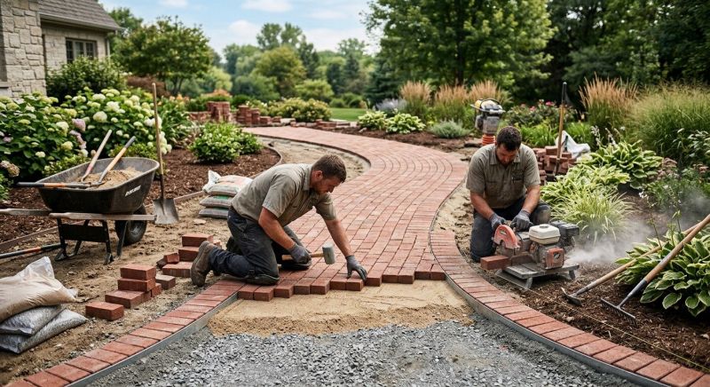 Brick Paving Installation in Stamford, CT