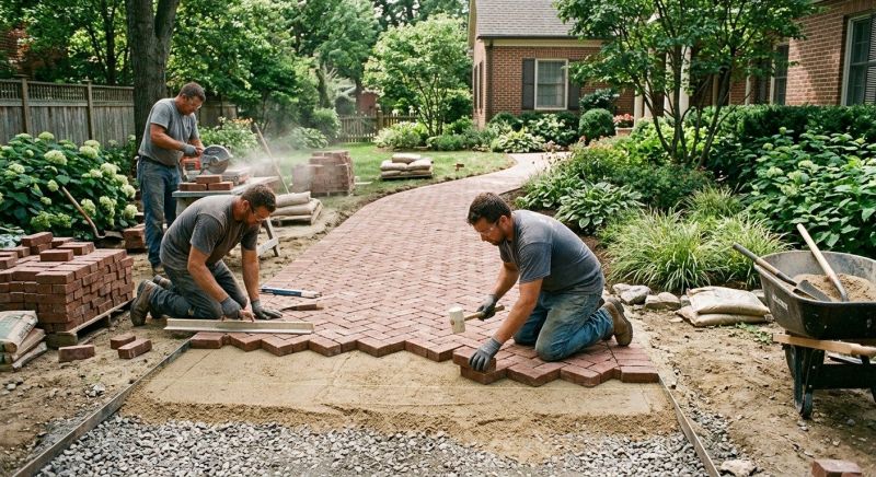 Brick Paving Installation in Stamford, CT