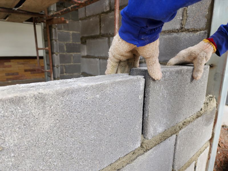 Concrete Block Wall Repair in Cleveland, OH
