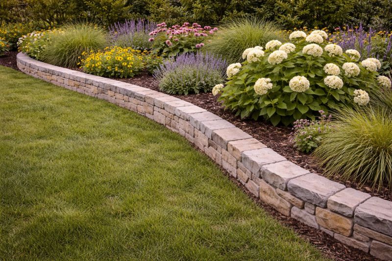 Stone Edging Installation in Worcester, MA