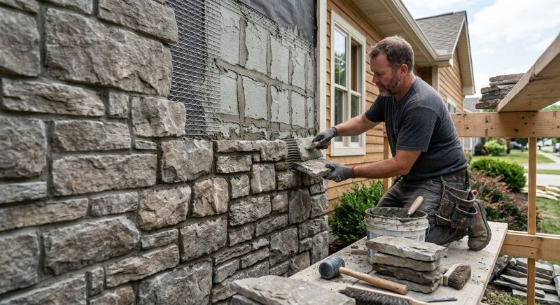 Stone Veneer Installation in Denver County, CO