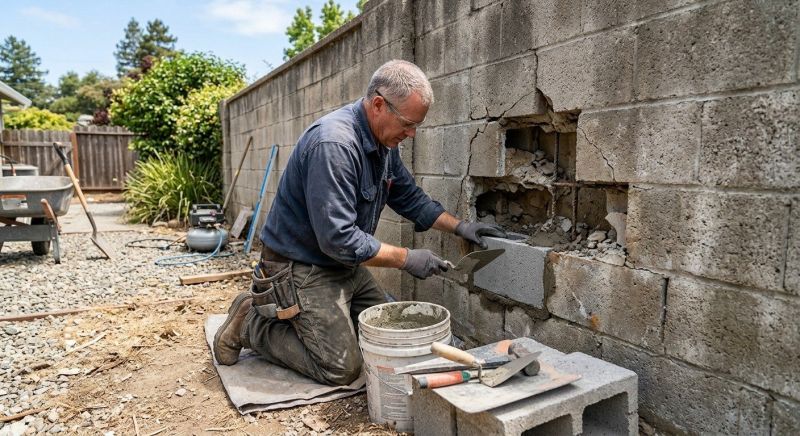 Stone Wall Repair in Cleveland, OH